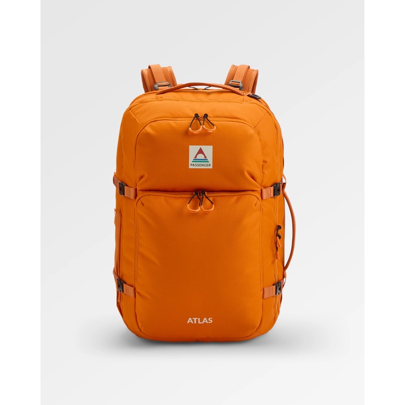 Atlas Recycelter Rucksack-Duffel – Sunrise Orange