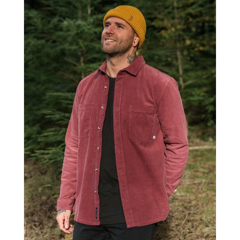 Backcountry Cordhemd – Crushed Berry