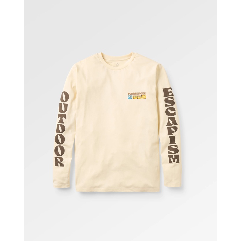 Patches Recyceltes Baumwoll Langarmshirt – Birke