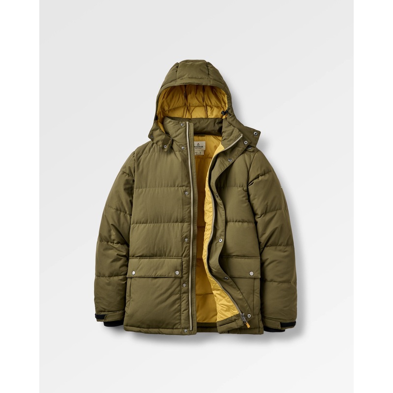 Grounded Isolierte Jacke – Dunkles Oliv