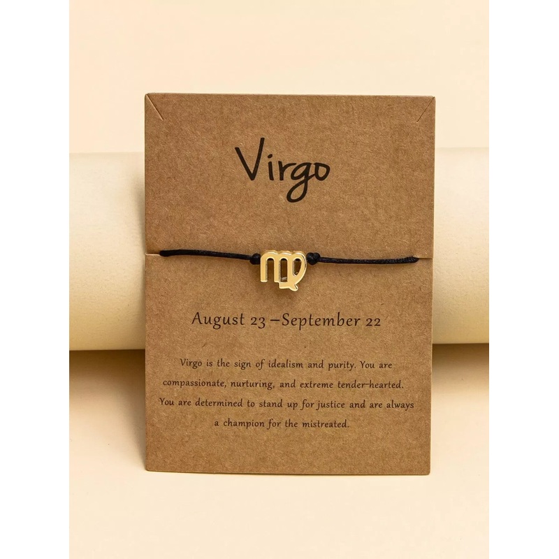 Zodiac Sign Decor Bracelet|one-size