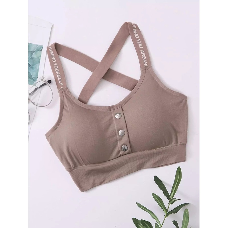 Crisscross Sport Bra|one-size