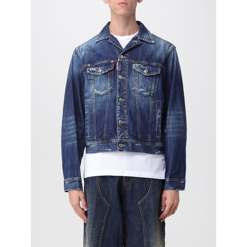 Dsquared2 men’s denim jacket|IT 48 | $577.96|size