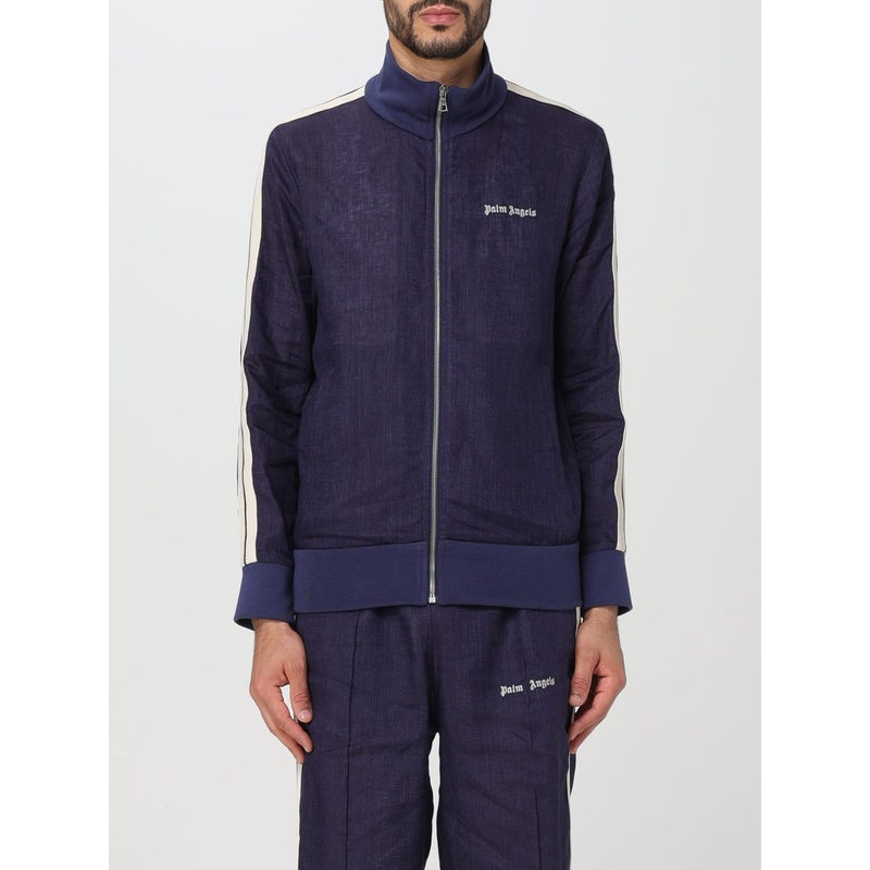 Palm Angels zip-up nylon sweatshirt