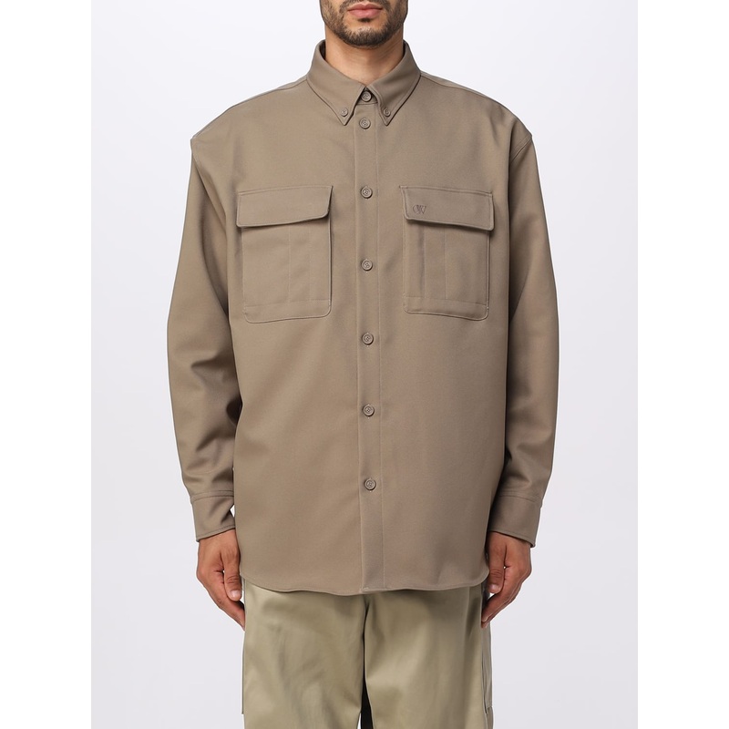 Off-white shirt in synthetic fabric