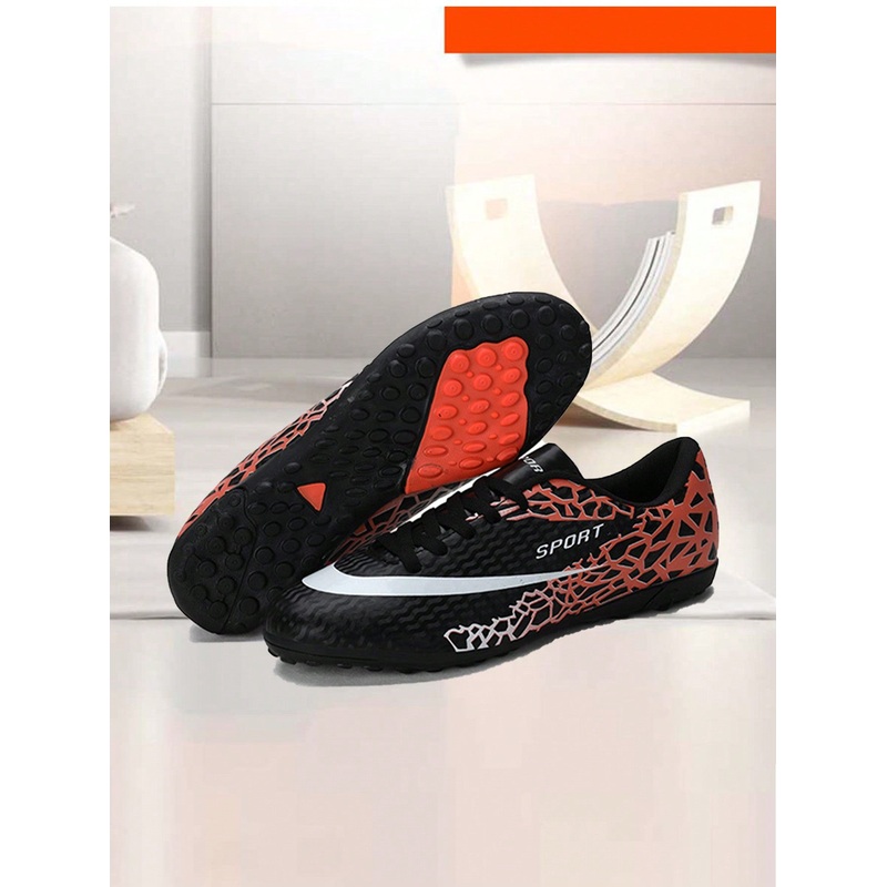 1 Pair Boys/Teen Soccer PU Cleats