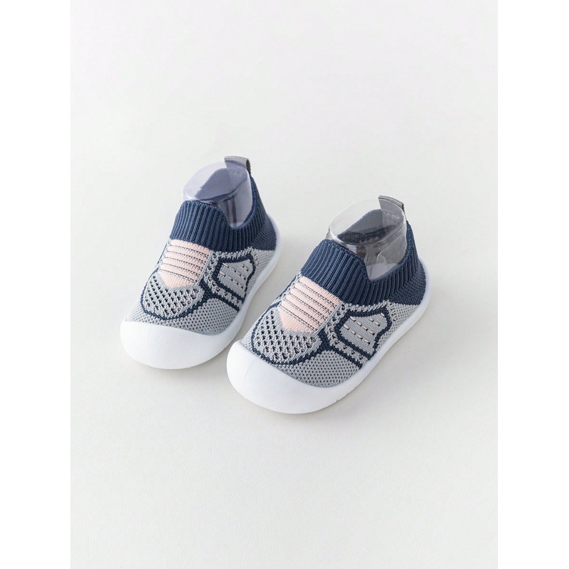 1pair Girls’ Fashionable Printed Style Flat Sneakers Suitable For Spring And Summer Seasons