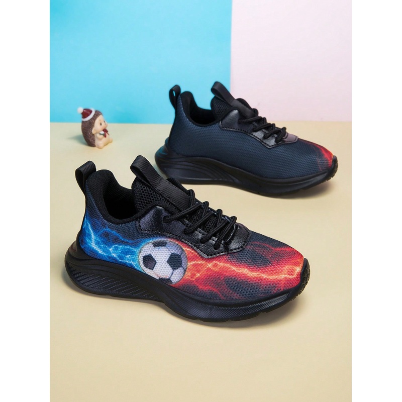 1 Pair Boys’ Comfortable Fashionable Casual Lightweight Sneakers For Spring & Summer