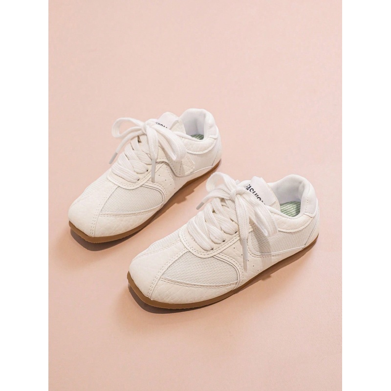 1 Pair Fashion Cute Simple Casual Flat Spring Sports Sneakers For Children