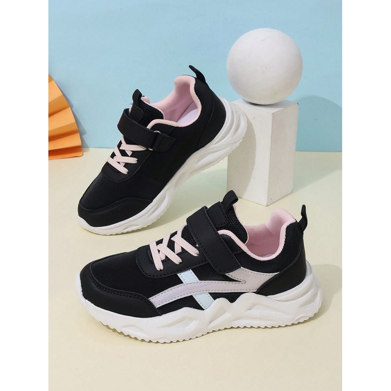 1 Pair Kids Grey/Purple Casual Sports Sneakers