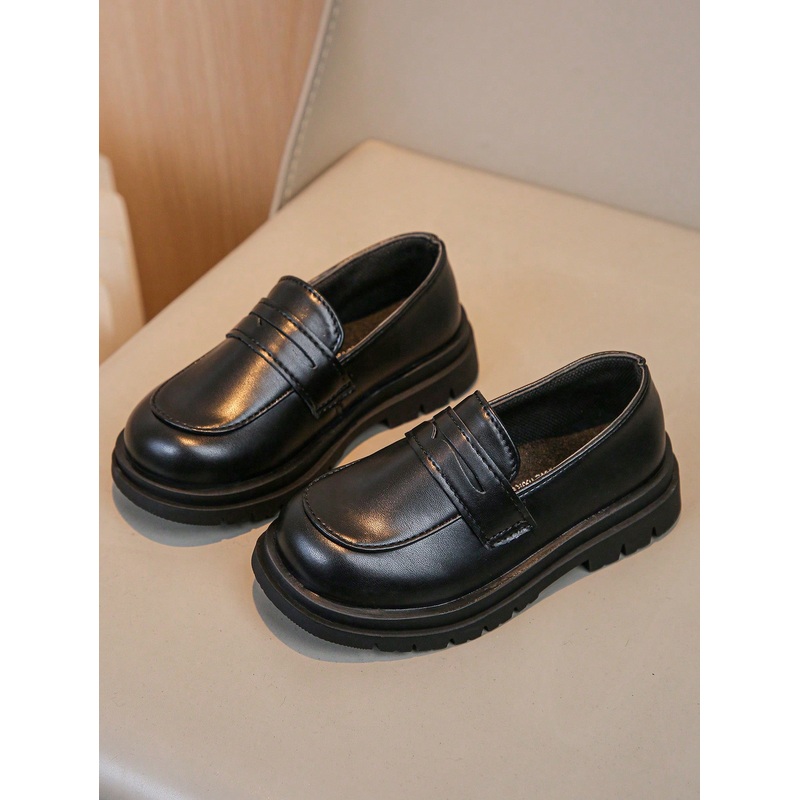 1pair Unisex Solid Color Low Vamp Low-Cut Comfortable Slip-On Flat Shoes