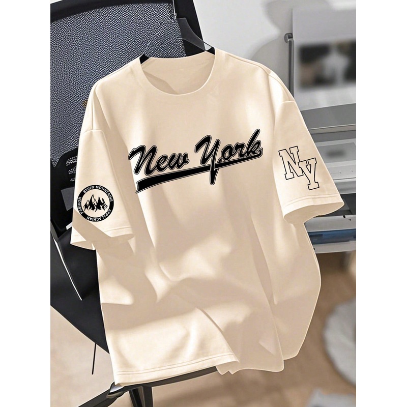 1pc Boys Youth Printed Short Sleeve T-Shirt, Summer Top For Tween Boy