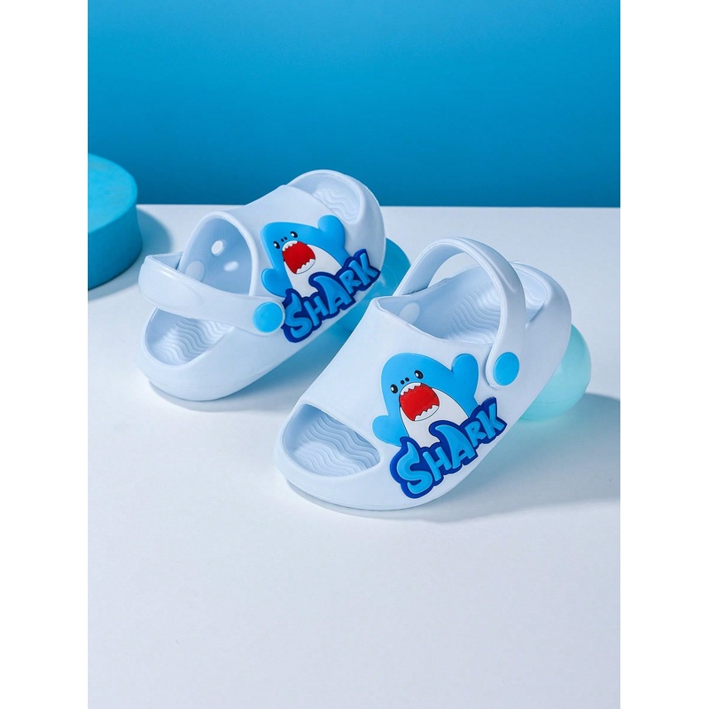 1 Pair Baby Animal Pattern Breathable Non-Slip Slip-On Beach Sandals