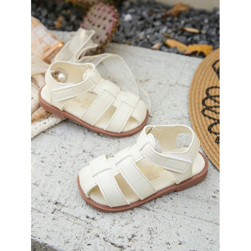 1 Pair Infant Baby Simple Non-Slip Flat Sandals