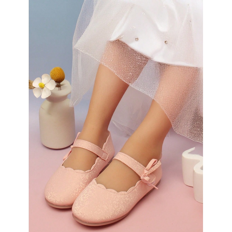 1 Pair Pink Baby Flat Shoes|EUR27