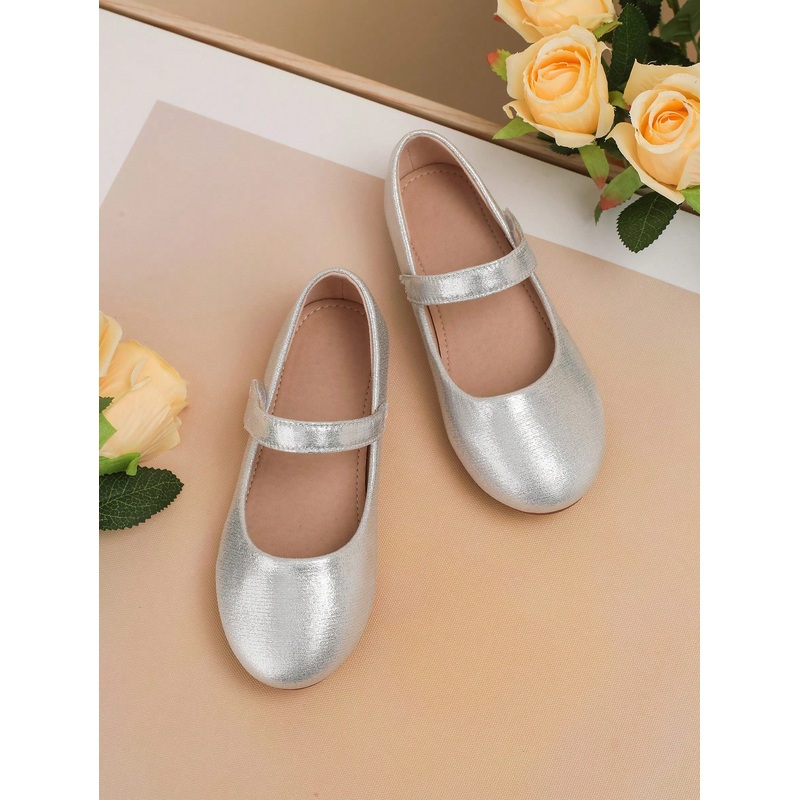 1pair Cute Gold Anti-Slip Flat Outdoor Princess Shoes For SpringSummer
