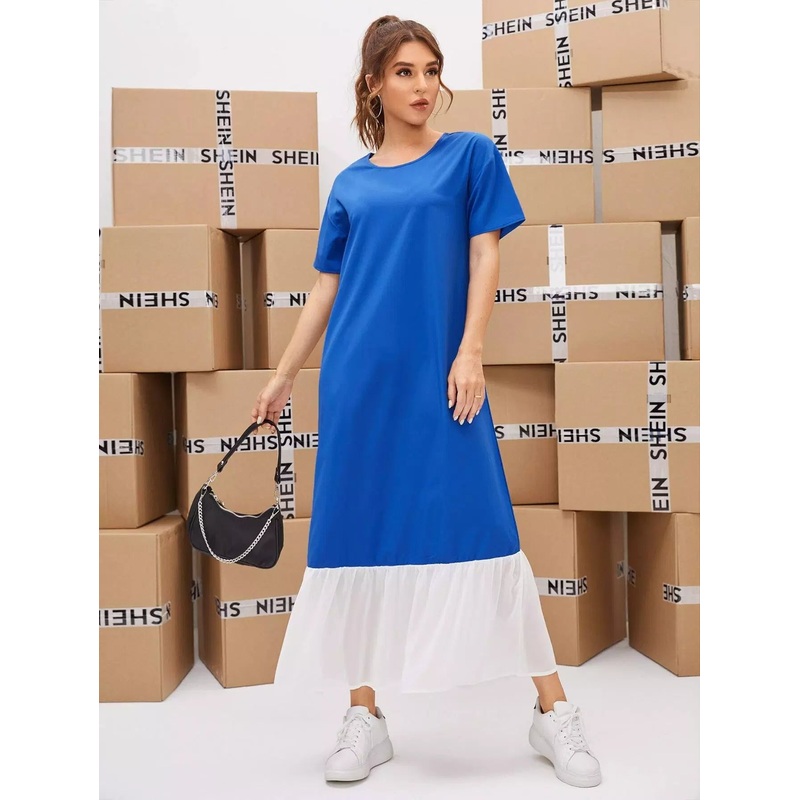 Cut And Sew Babydoll Dress|L