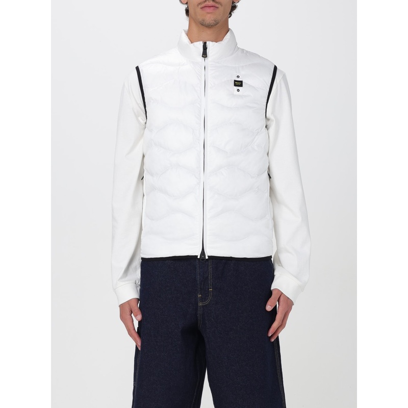 Blauer padded quilted nylon vest