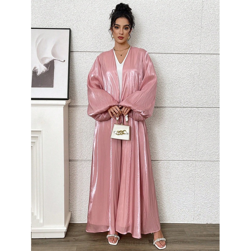 Yasmyna Women’s Simple Fashion Casual Arabic Abaya Robe, Everyday Wear, Abayas,Modest