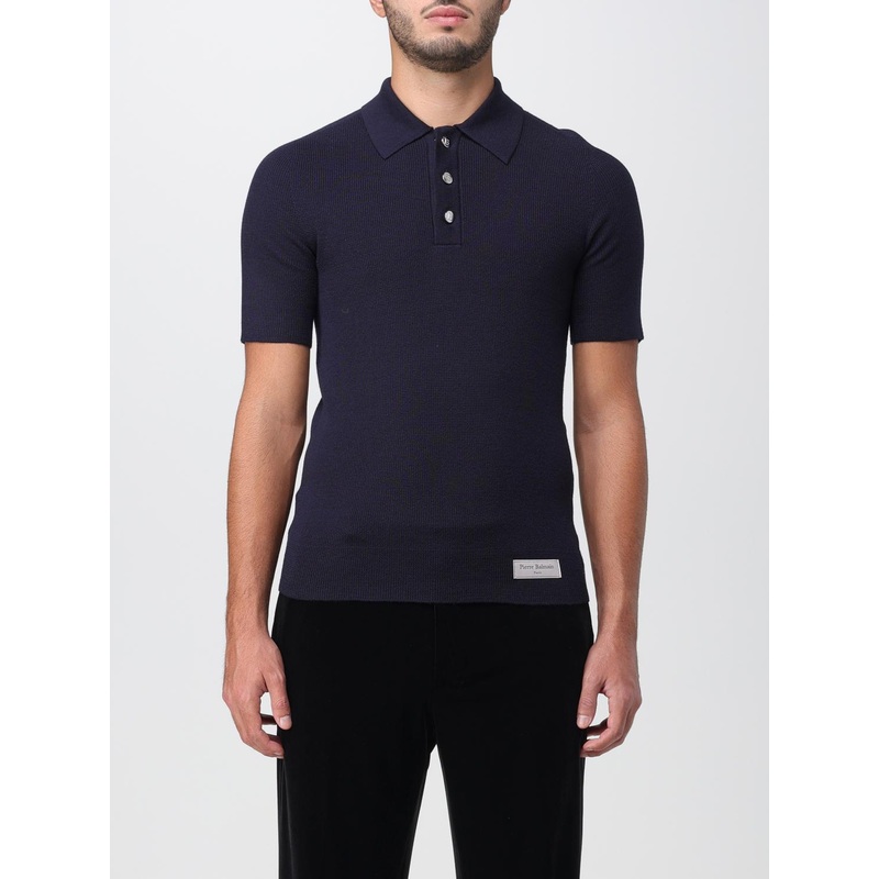 Balmain polo shirt in Merino wool