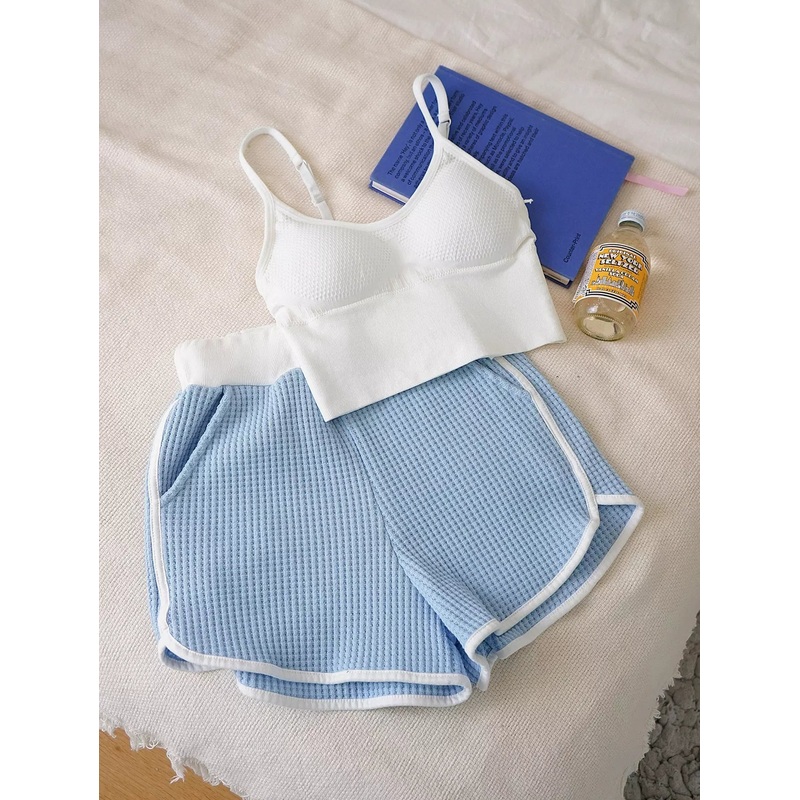 Plain Longline Bralette|one-size