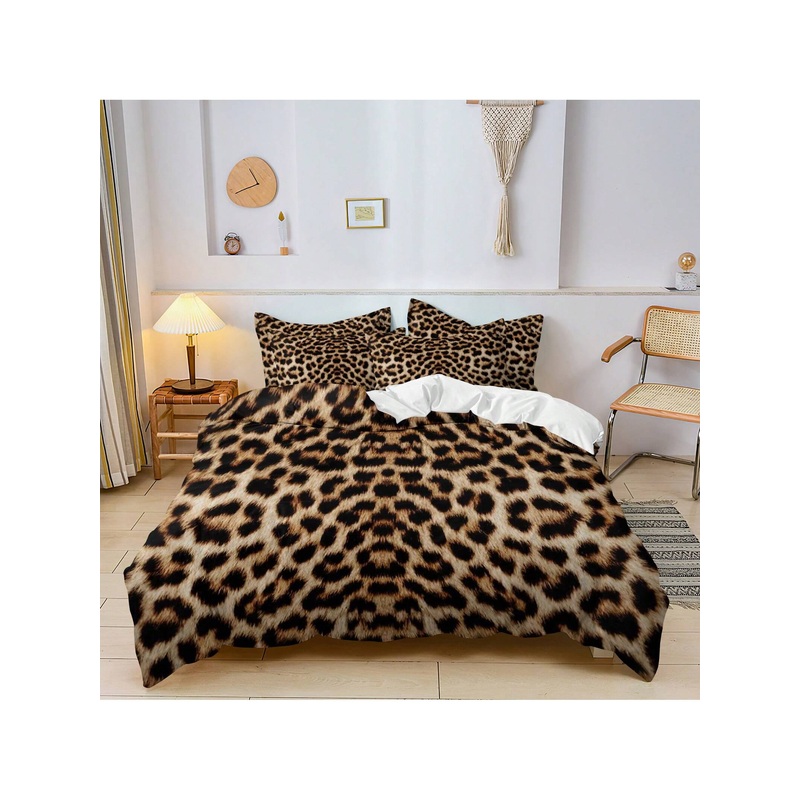 100% Polyester 3D Digital Print Bedding Set, 3 Pieces 1 Duvet Cover + 2 Pillow Shams, No Filler, High-End