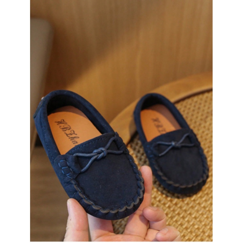1pair Classic Spring/Autumn Infant Flat Shoes Fashionable British Style Loafers