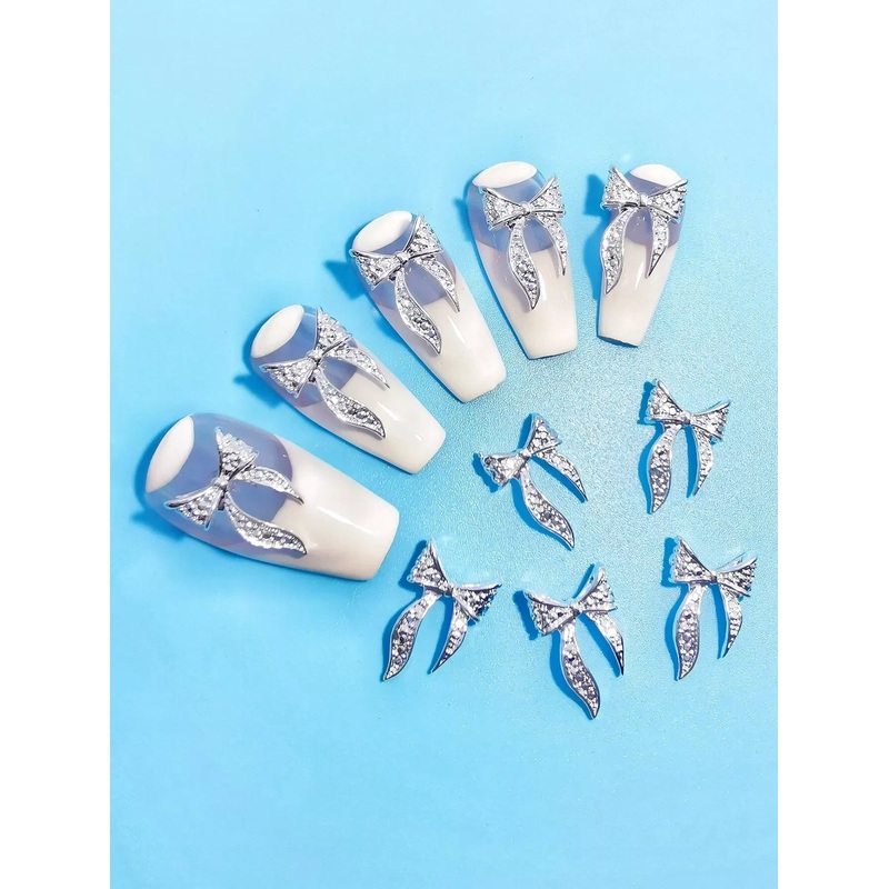 10pcs Bowknot Shaped Nail Art Decoration