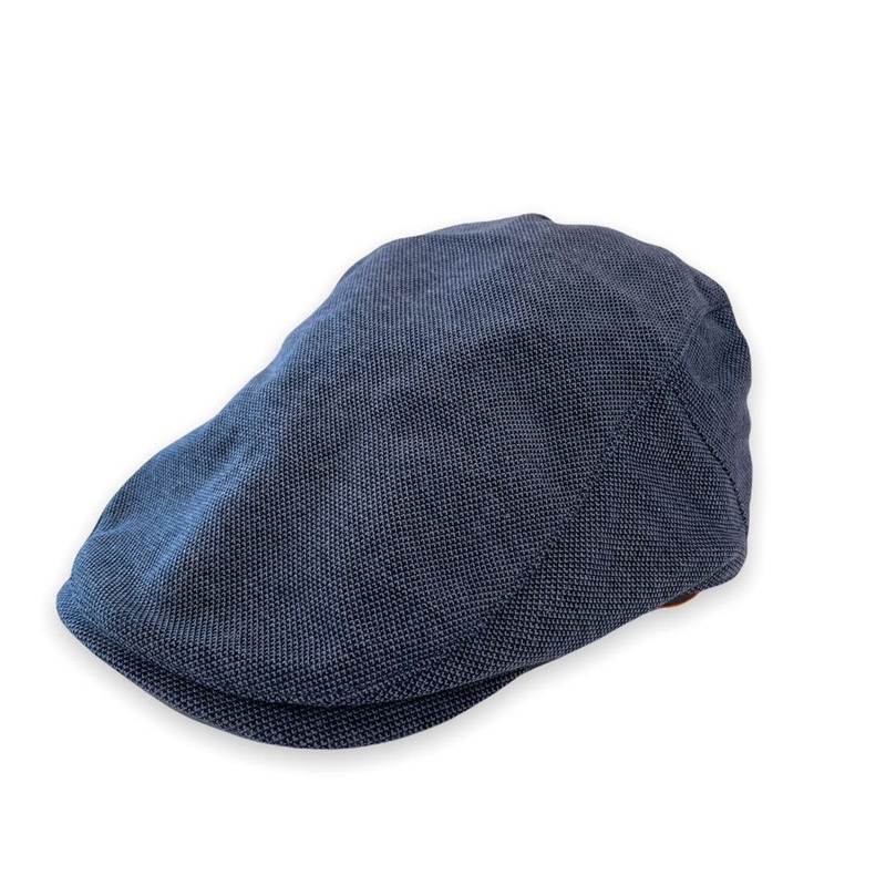 A Fish Named Fred – Flat Cap – Pique – Blue