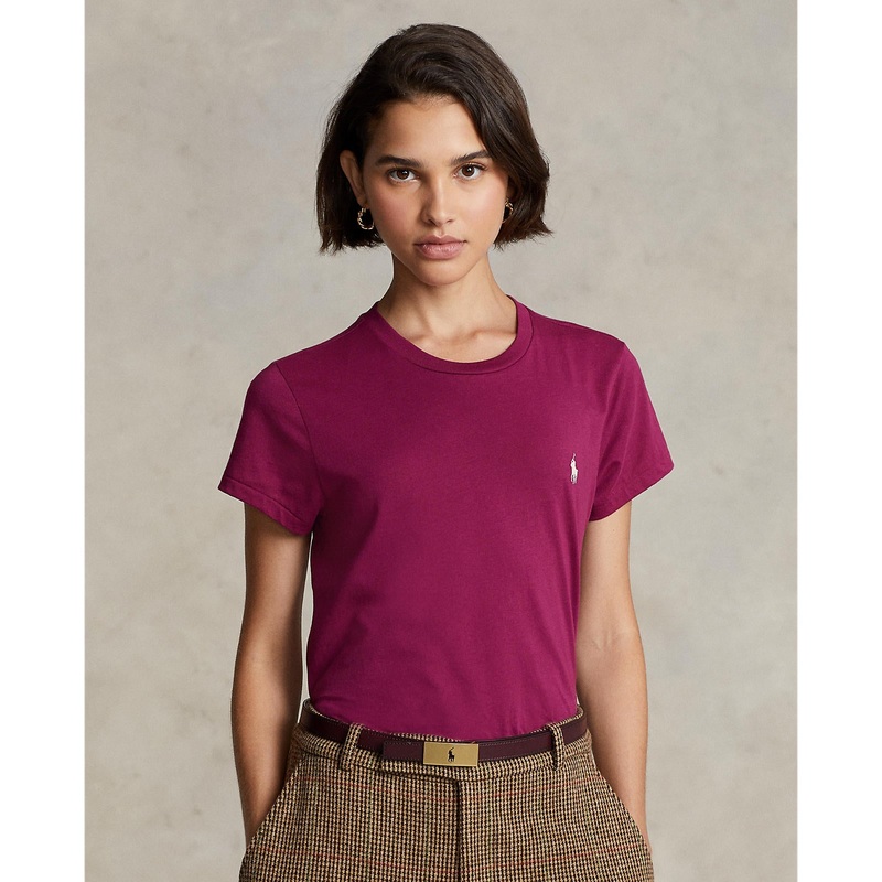 Polo Ralph Lauren – Cotton Crewneck Tee – Burgundy