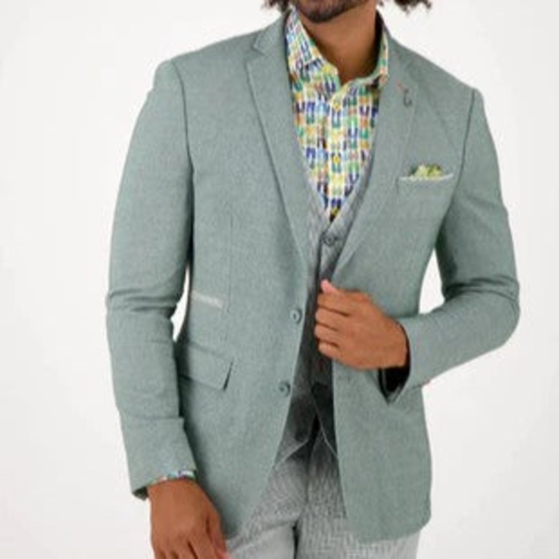 Blazer – Green Pique