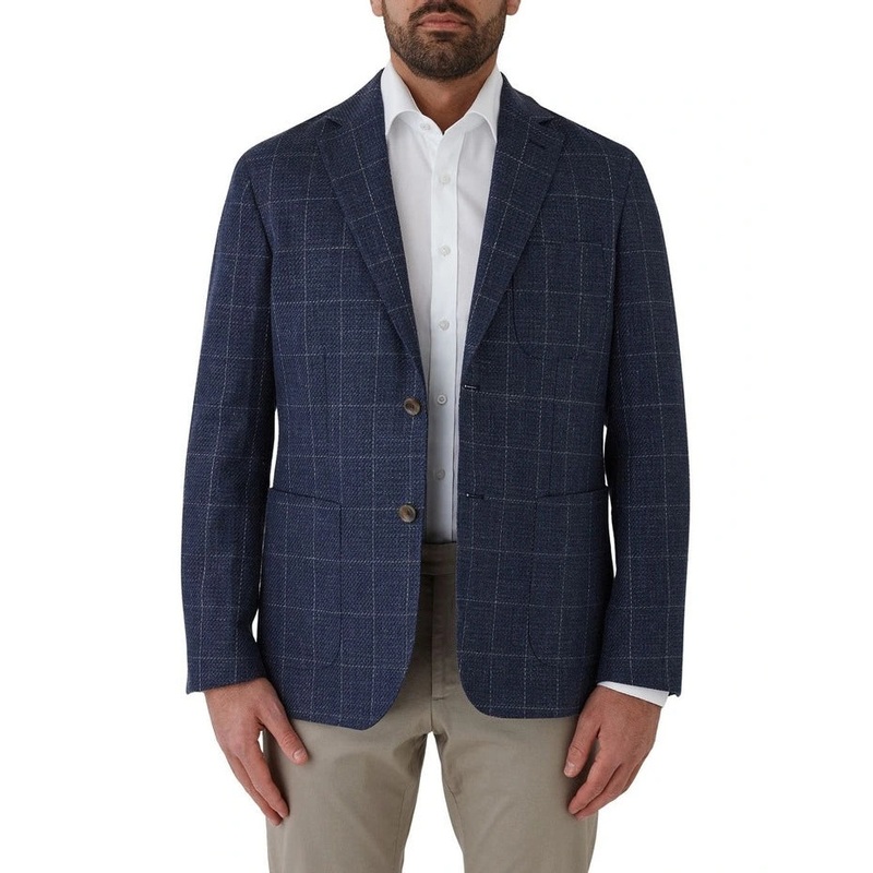 Cambridge – Linen Blend Sportscoat – Denim