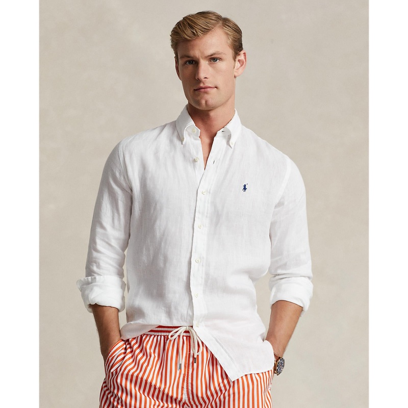 Polo Ralph Lauren – Linen Shirt – White
