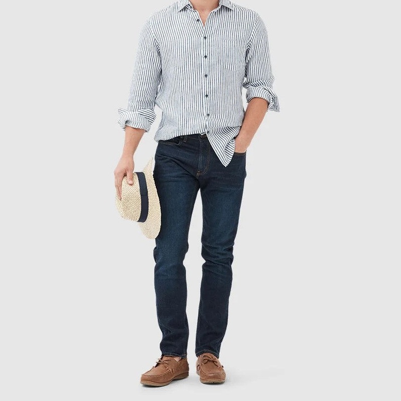 Rodd & Gunn – Sutton Straight Italian Denim – Dark Blue – MULTIBUY