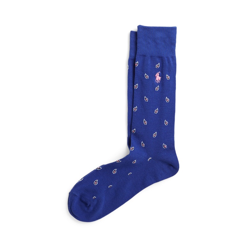 Polo Ralph Lauren – Men’s Knit Cotton Blend Socks – Blue