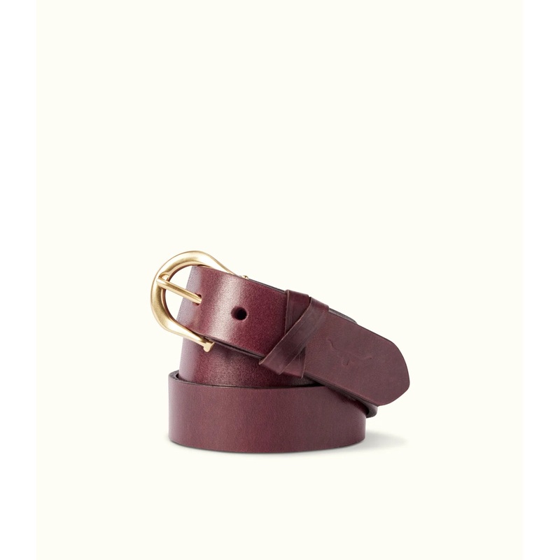 R.M.Williams – Margot Belt – Brass Hardware – Chocolate Raisin