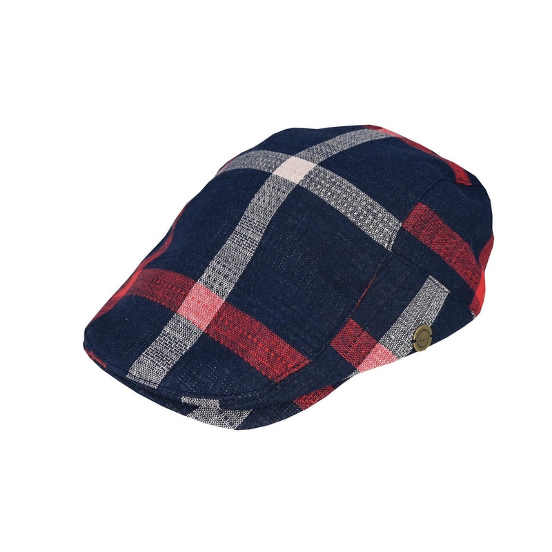 Avenel – Flat Cap – Plaid – Navy