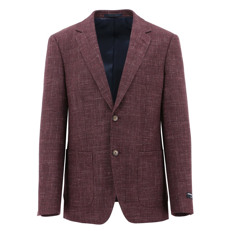 Boston Fine Tailoring – Wool Blend Sportscoat – Burgundy