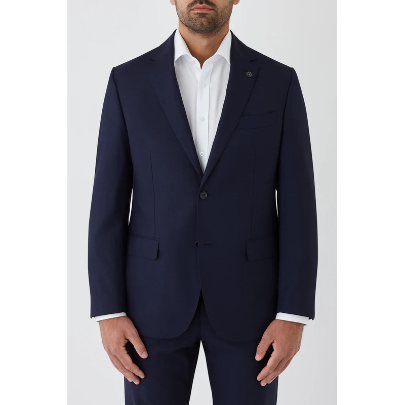 Cambridge – Morse Pure Wool Suit Jacket – Navy