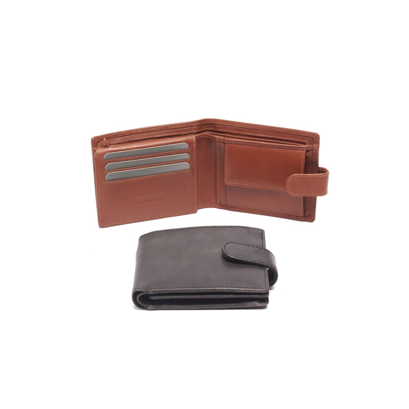 Oran Leather – Saffron Wallet – Brown