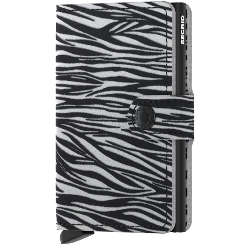 Secrid – RFID Protected Mini Wallet – Zebra – Light Grey