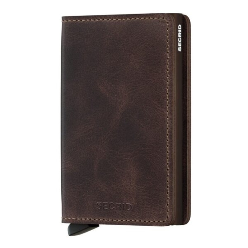 Secrid – RFID Protected Slim Wallet – Vintage – Chocolate