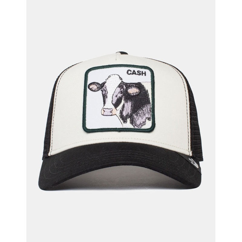 Goorin – Animal Trucker Cap – Cash Cow – Black & White