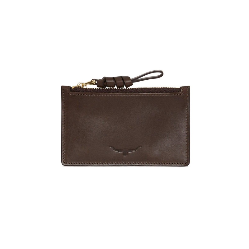 R.M.Williams – City Zip Coin Purse & Card Holder – Chestnut
