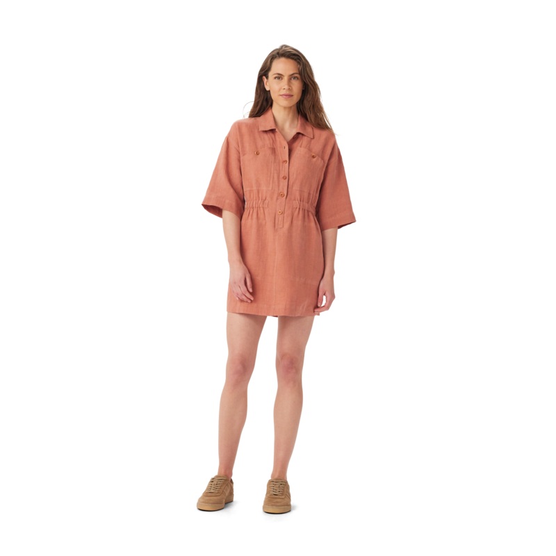 R.M.Williams – Explorer Linen Dress – Copper