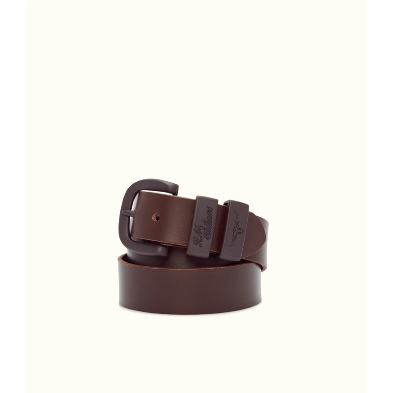 R.M.Williams – Slim Drover Belt – Matte Brown Hardware – Chocolate