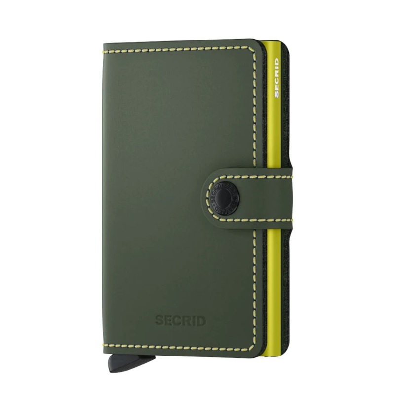 Secrid – RFID Protected Mini Wallet – Matte – Green & Lime