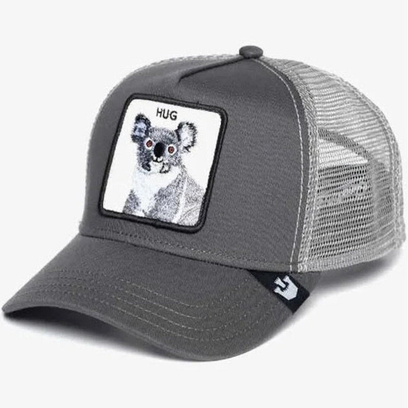 Goorin – Animal Trucker Cap – Hug – Koala – Grey