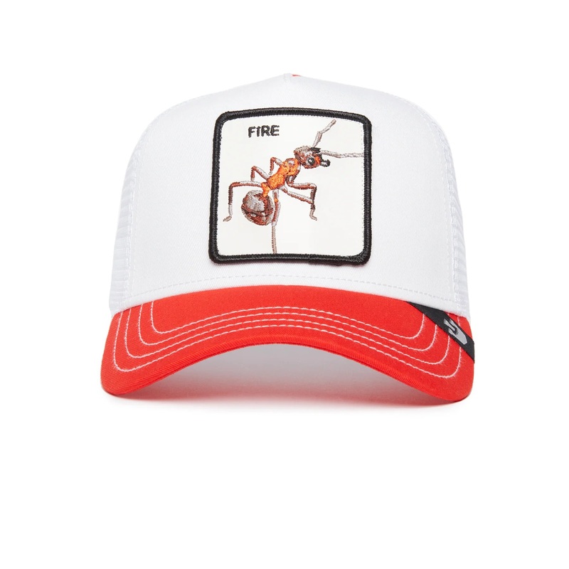 Goorin – Animal Trucker Cap – V2 Fire Ant – Red & White