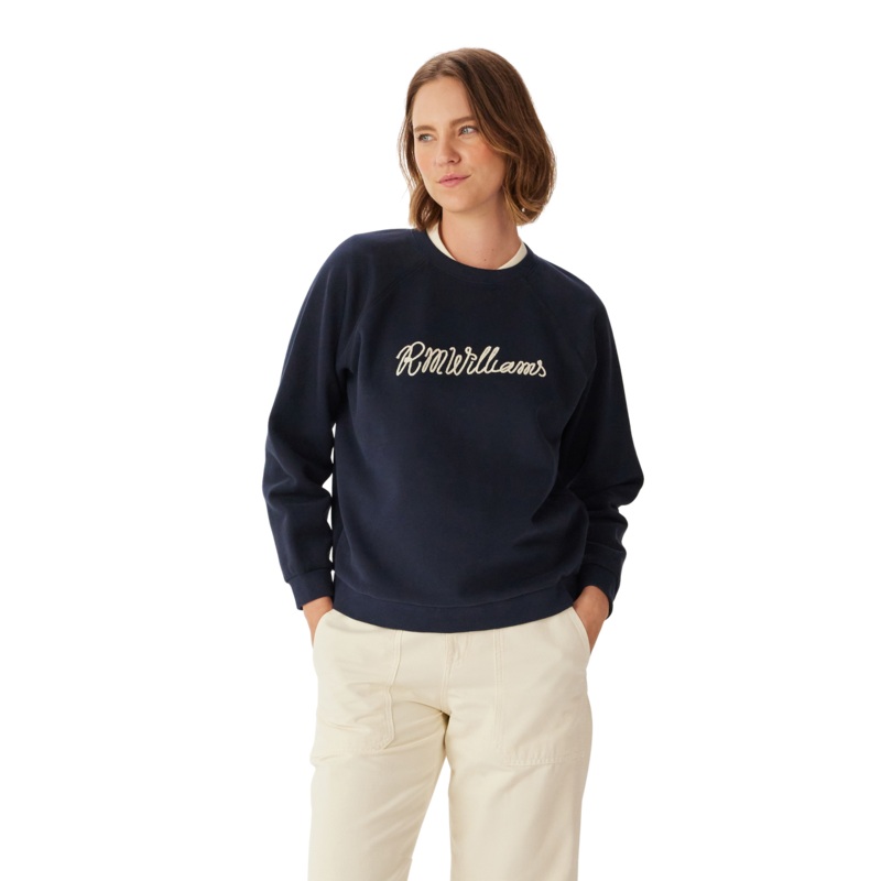 R.M.Williams – Lasso Brushed Sweatshirt – Navy